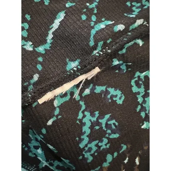 Diane von Furstenberg Remy Mesh Top Mock Neck Sheer Leopard Snake Patina Medium - Picture 8 of 14